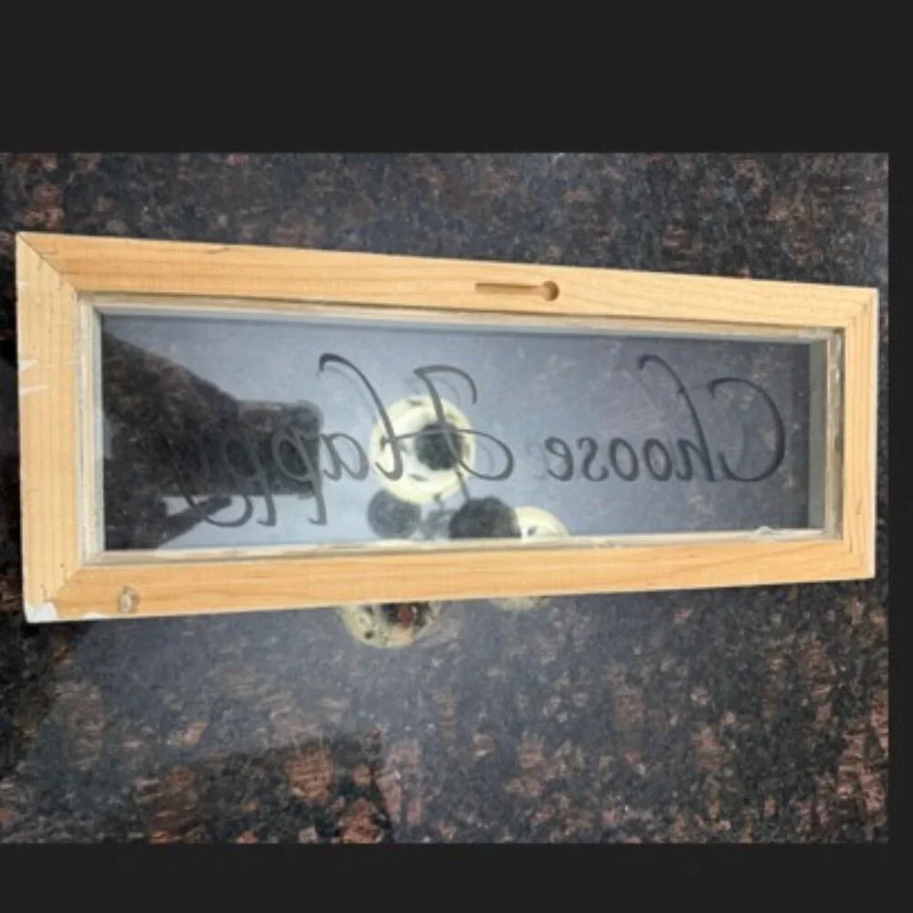 Choose Happy - Framed & plexiglass sign